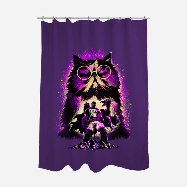 The Queen's Champion-None-Polyester-Shower Curtain-hypertwenty