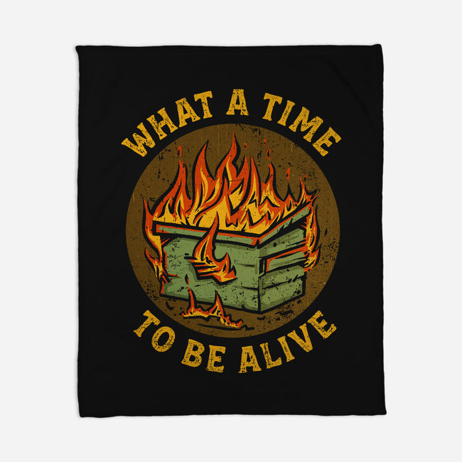 What A Time-None-Fleece-Blanket-kg07
