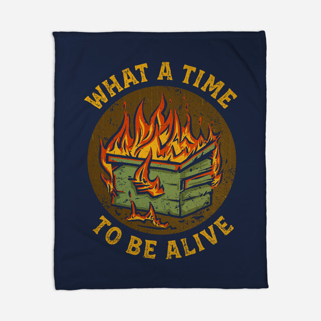 What A Time-None-Fleece-Blanket-kg07