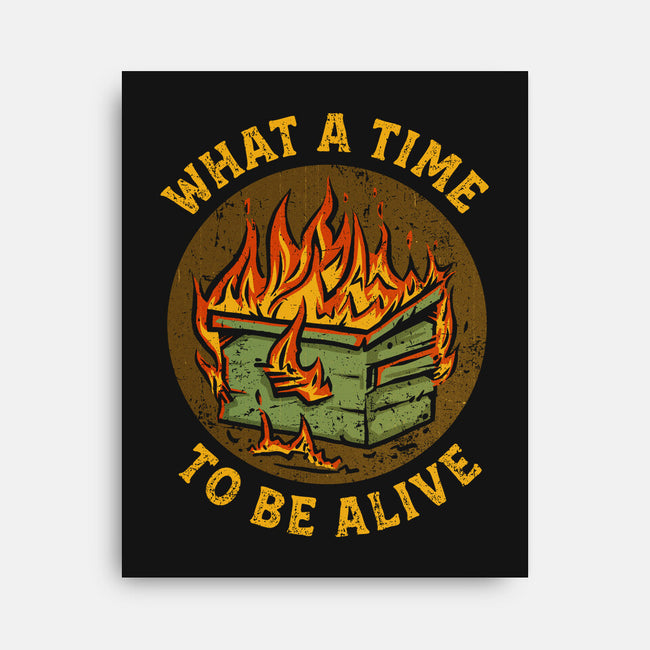 What A Time-None-Stretched-Canvas-kg07