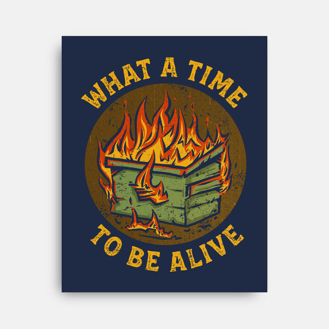 What A Time-None-Stretched-Canvas-kg07
