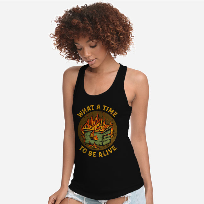 What A Time-Womens-Racerback-Tank-kg07