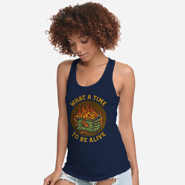 What A Time-Womens-Racerback-Tank-kg07