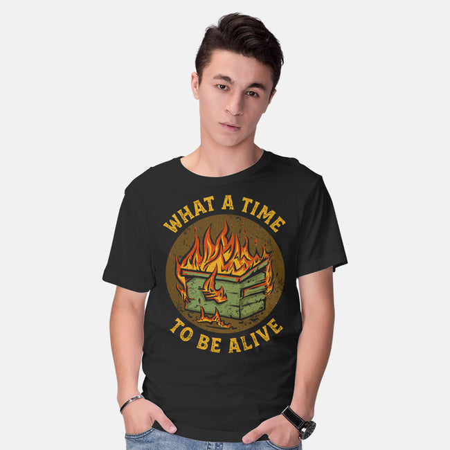 What A Time-Mens-Basic-Tee-kg07