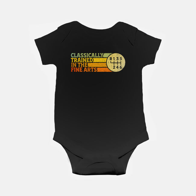 Trained In The Fine Arts-Baby-Basic-Onesie-kg07