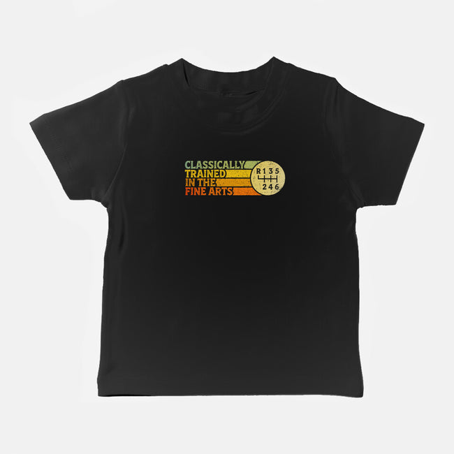 Trained In The Fine Arts-Baby-Basic-Tee-kg07