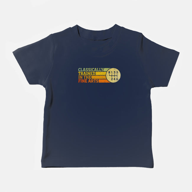 Trained In The Fine Arts-Baby-Basic-Tee-kg07