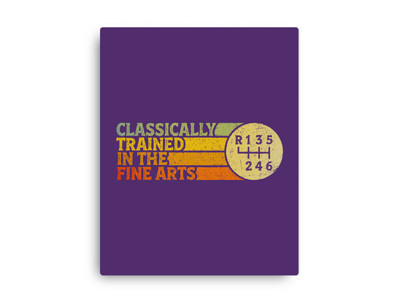 Trained In The Fine Arts