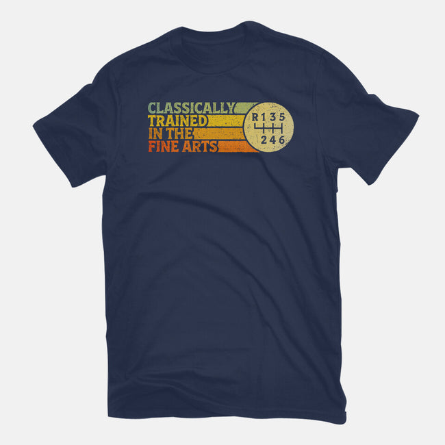 Trained In The Fine Arts-Mens-Basic-Tee-kg07