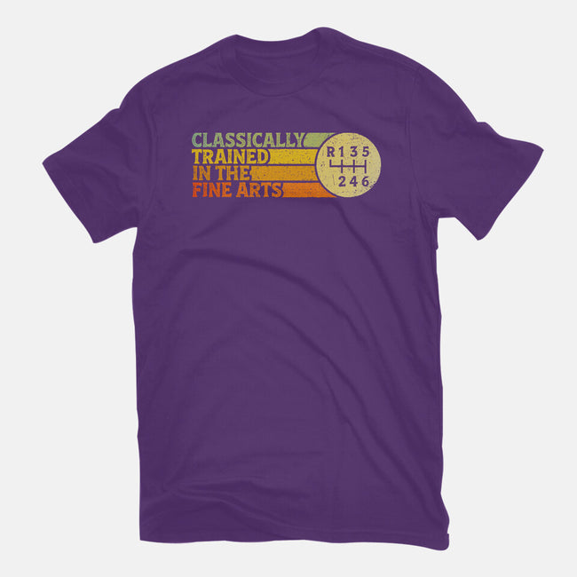 Trained In The Fine Arts-Womens-Basic-Tee-kg07