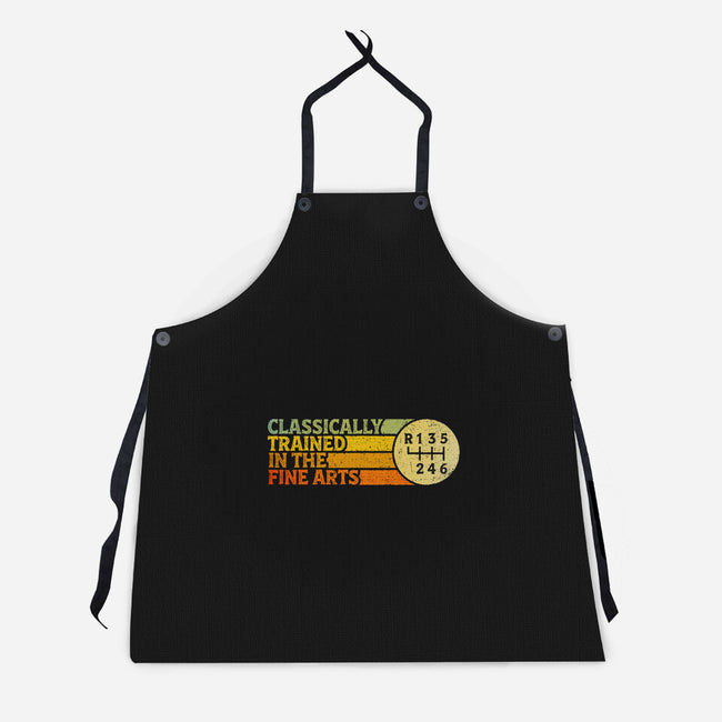 Trained In The Fine Arts-Unisex-Kitchen-Apron-kg07
