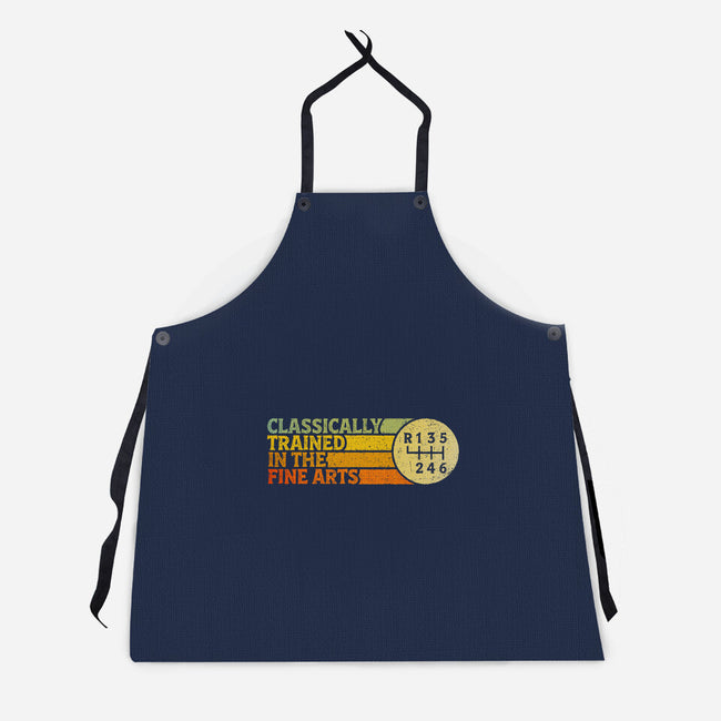 Trained In The Fine Arts-Unisex-Kitchen-Apron-kg07