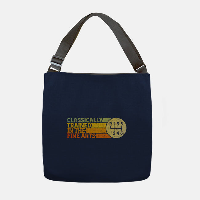 Trained In The Fine Arts-None-Adjustable Tote-Bag-kg07