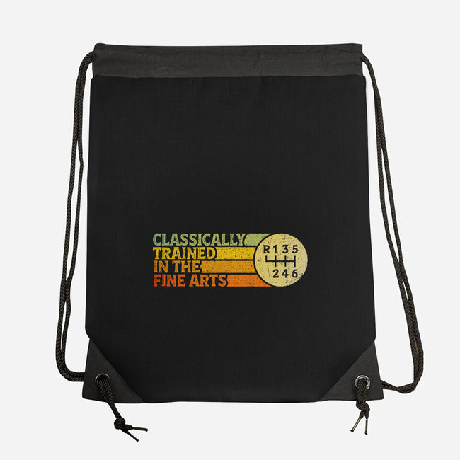 Trained In The Fine Arts-None-Drawstring-Bag-kg07