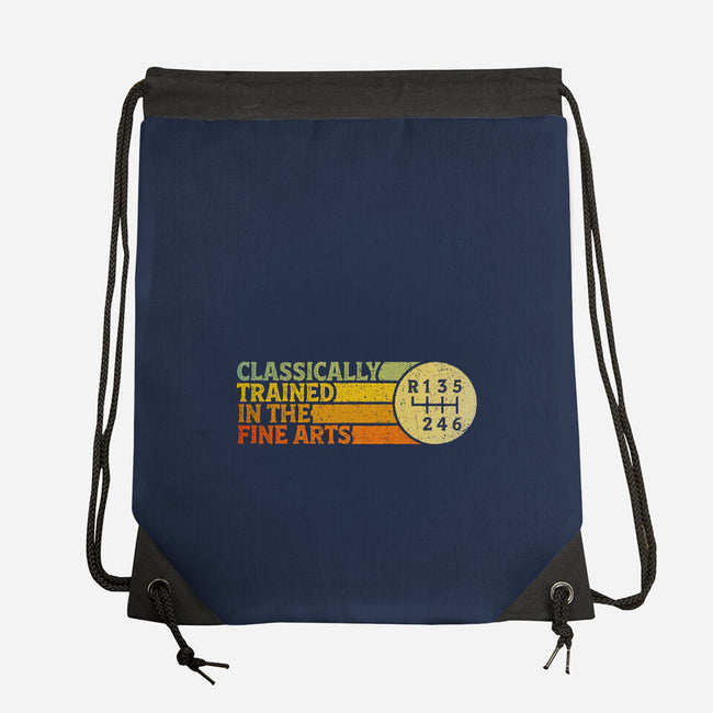 Trained In The Fine Arts-None-Drawstring-Bag-kg07