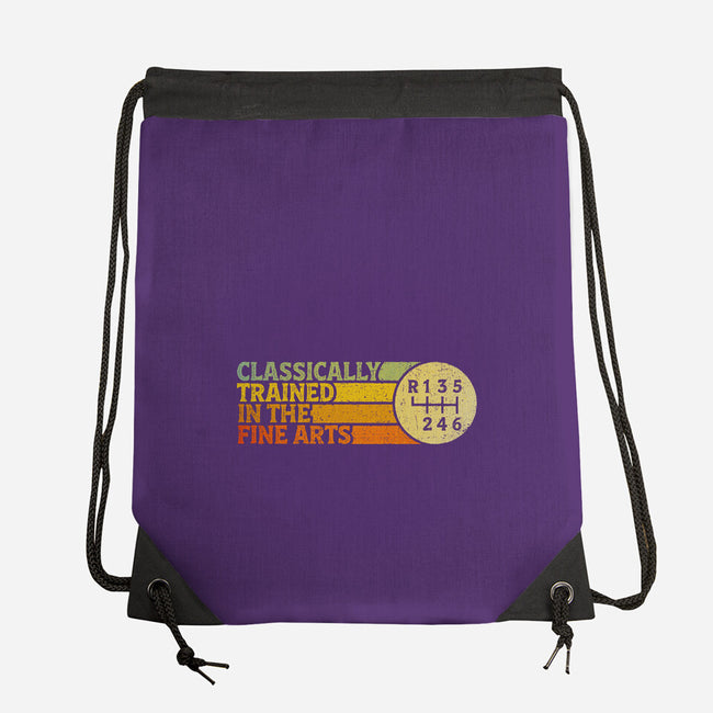 Trained In The Fine Arts-None-Drawstring-Bag-kg07