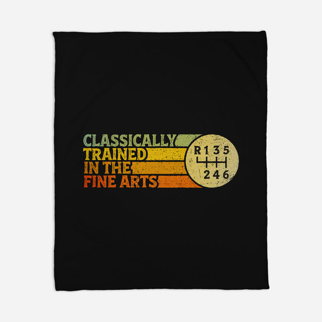 Trained In The Fine Arts-None-Fleece-Blanket-kg07