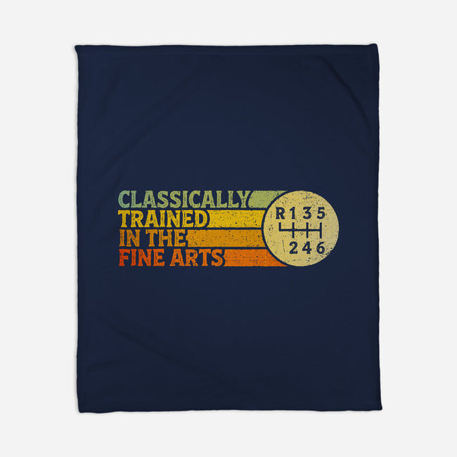 Trained In The Fine Arts-None-Fleece-Blanket-kg07