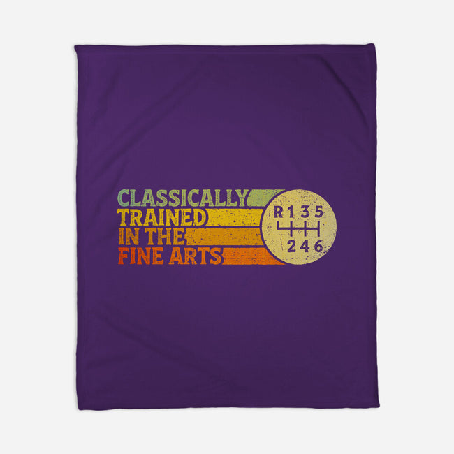 Trained In The Fine Arts-None-Fleece-Blanket-kg07