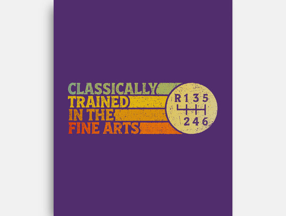Trained In The Fine Arts