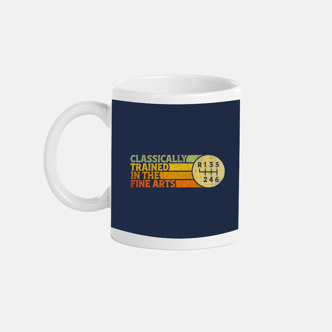 Trained In The Fine Arts-None-Mug-Drinkware-kg07