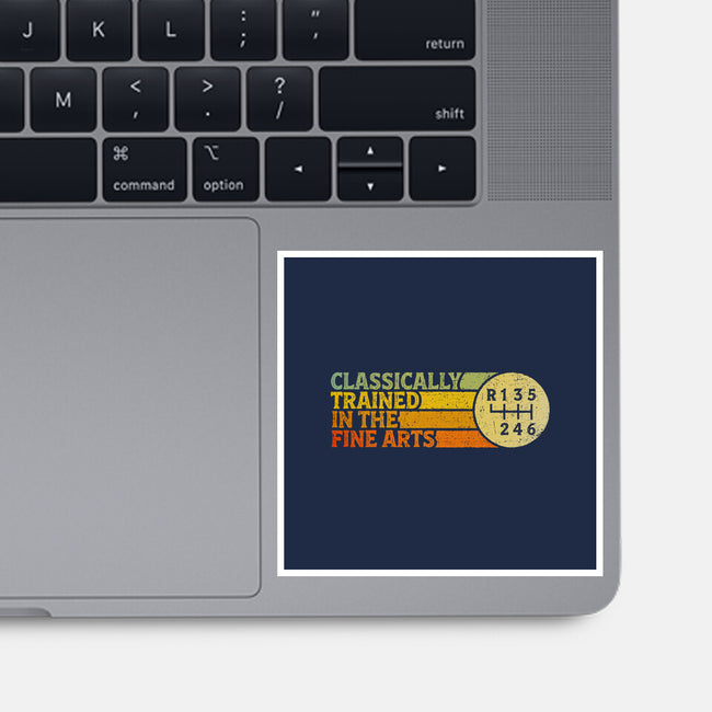 Trained In The Fine Arts-None-Glossy-Sticker-kg07