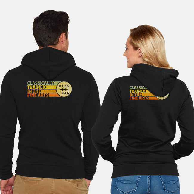Trained In The Fine Arts-Unisex-Zip-Up-Sweatshirt-kg07