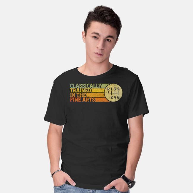 Trained In The Fine Arts-Mens-Basic-Tee-kg07