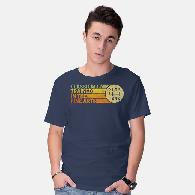 Trained In The Fine Arts-Mens-Basic-Tee-kg07