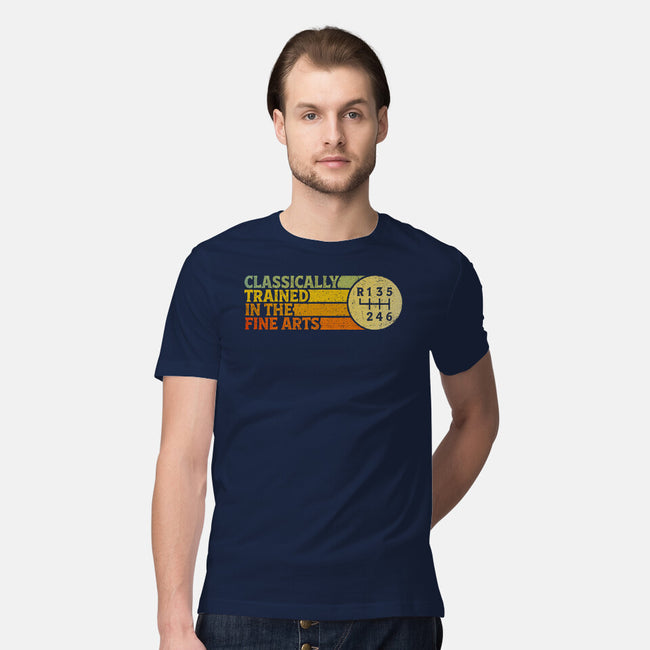 Trained In The Fine Arts-Mens-Premium-Tee-kg07