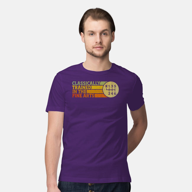 Trained In The Fine Arts-Mens-Premium-Tee-kg07