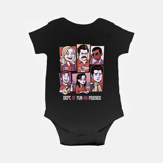 Department Of Fun-Baby-Basic-Onesie-P1yu5h