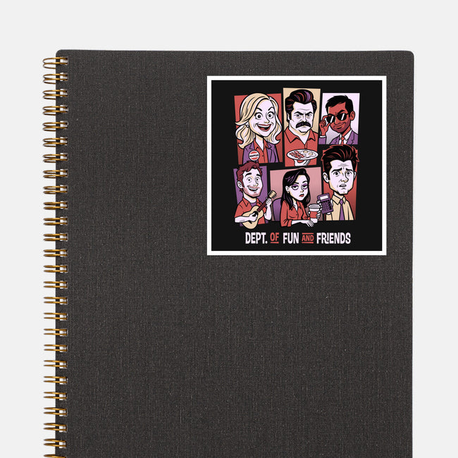 Department Of Fun-None-Glossy-Sticker-P1yu5h