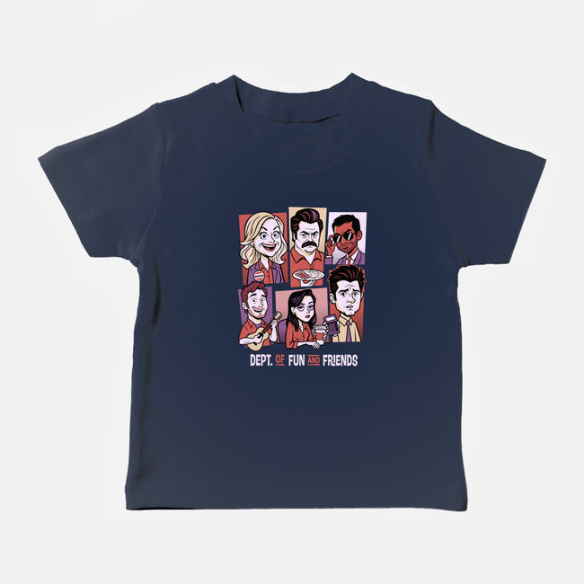 Department Of Fun-Baby-Basic-Tee-P1yu5h