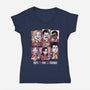 Department Of Fun-Womens-V-Neck-Tee-P1yu5h