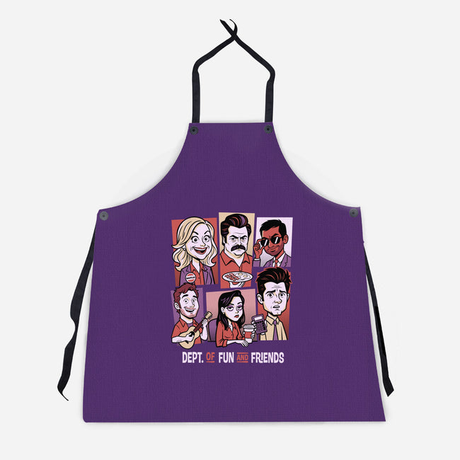 Department Of Fun-Unisex-Kitchen-Apron-P1yu5h