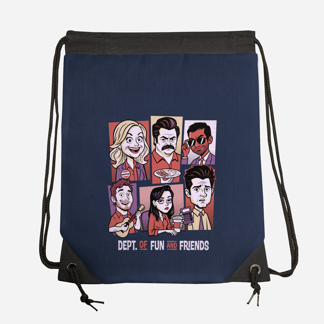 Department Of Fun-None-Drawstring-Bag-P1yu5h