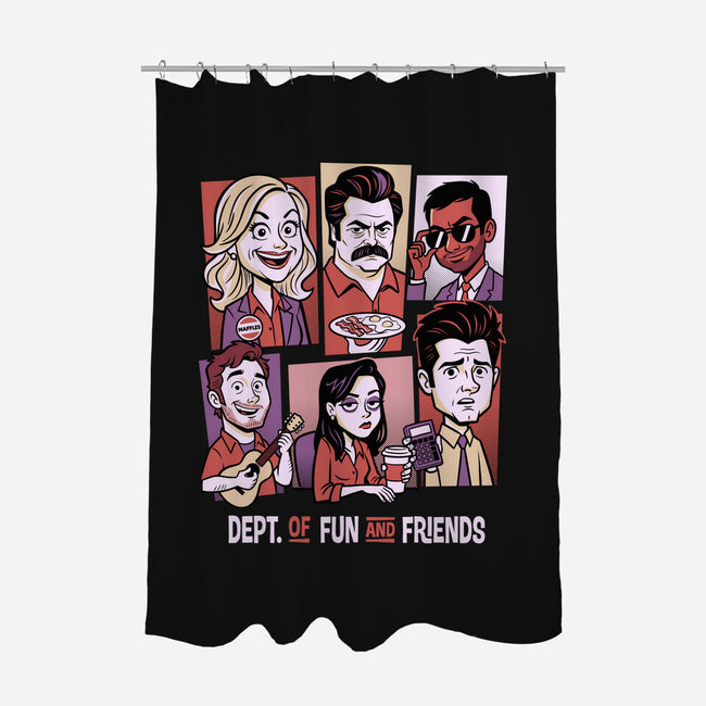 Department Of Fun-None-Polyester-Shower Curtain-P1yu5h