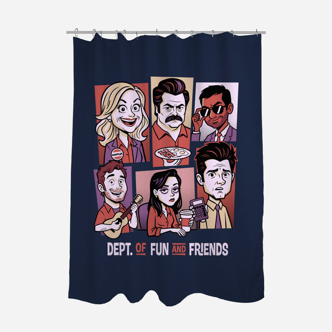Department Of Fun-None-Polyester-Shower Curtain-P1yu5h