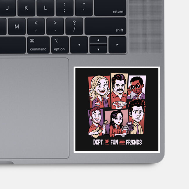 Department Of Fun-None-Glossy-Sticker-P1yu5h