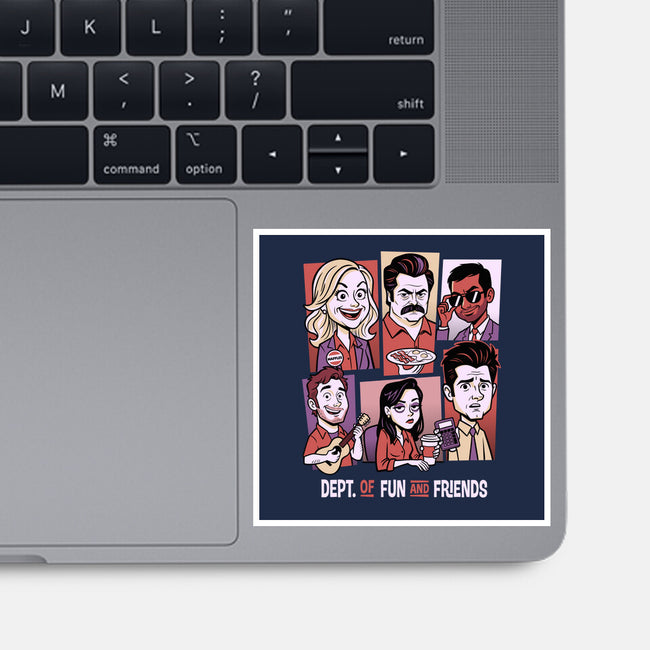 Department Of Fun-None-Glossy-Sticker-P1yu5h