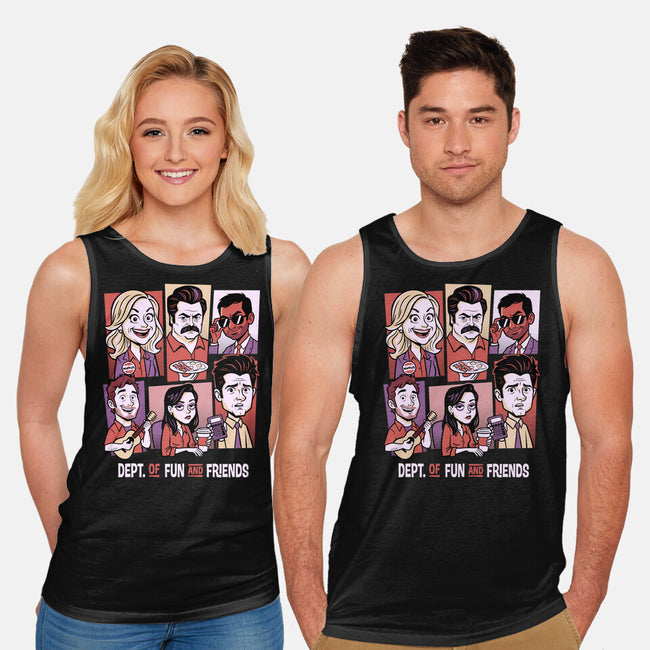 Department Of Fun-Unisex-Basic-Tank-P1yu5h