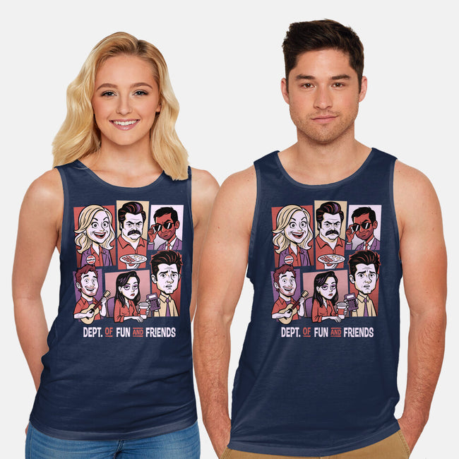 Department Of Fun-Unisex-Basic-Tank-P1yu5h
