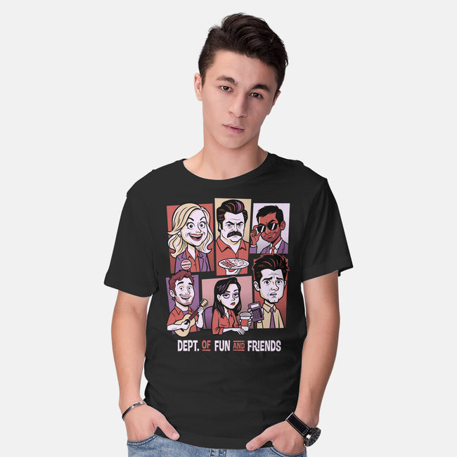 Department Of Fun-Mens-Basic-Tee-P1yu5h