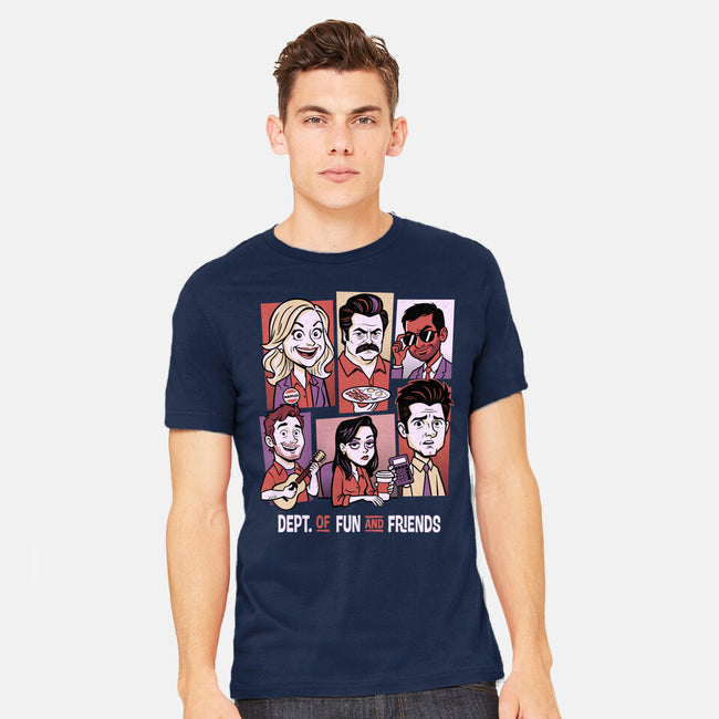 Department Of Fun-Mens-Heavyweight-Tee-P1yu5h