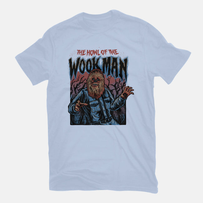 The Howl Of The Wookman-Womens-Basic-Tee-glitchygorilla