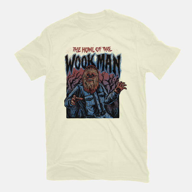 The Howl Of The Wookman-Mens-Basic-Tee-glitchygorilla