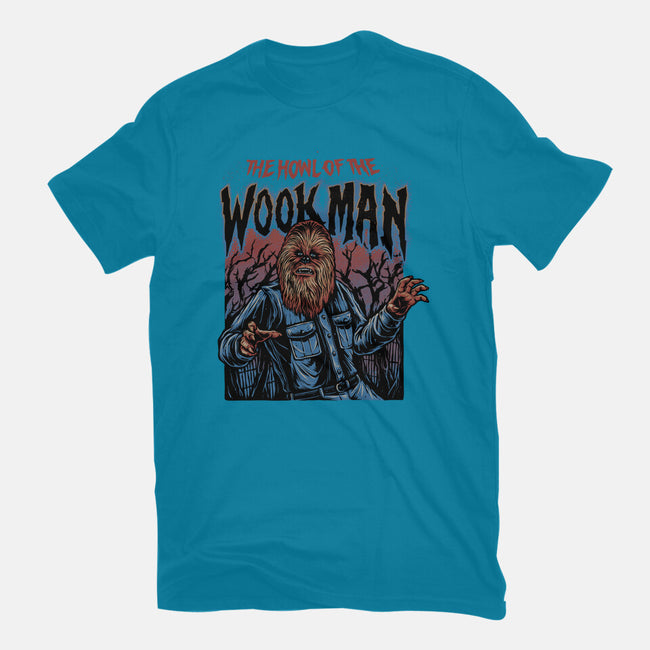 The Howl Of The Wookman-Mens-Heavyweight-Tee-glitchygorilla