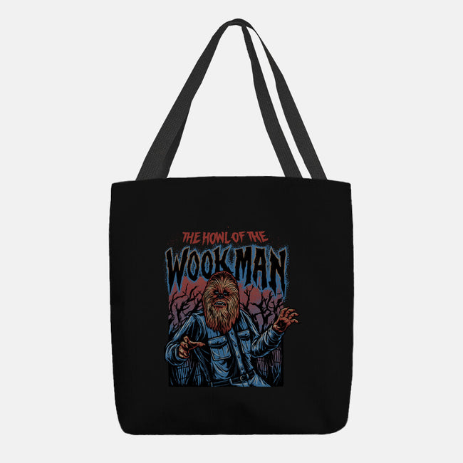 The Howl Of The Wookman-None-Basic Tote-Bag-glitchygorilla