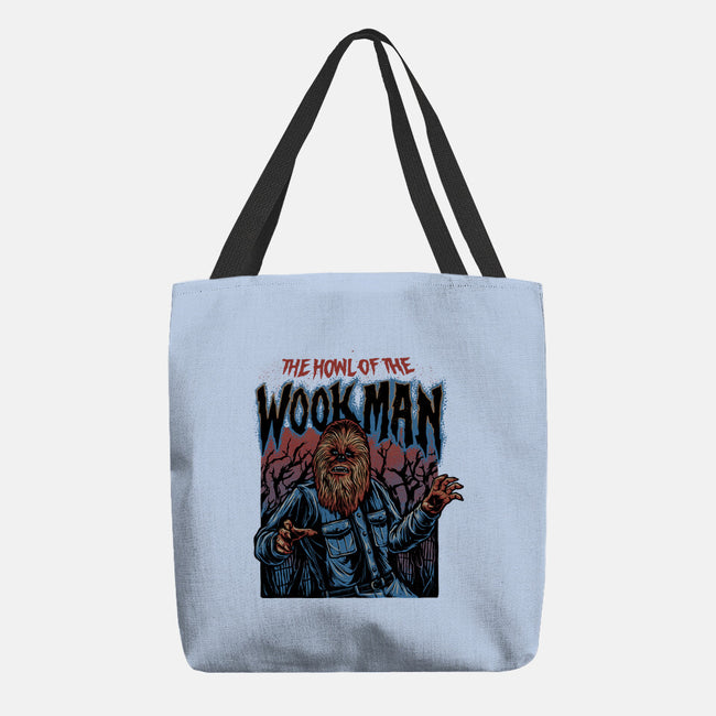 The Howl Of The Wookman-None-Basic Tote-Bag-glitchygorilla